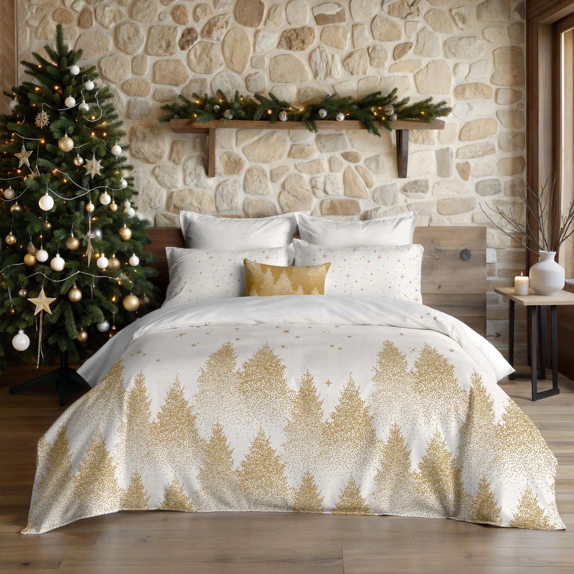 Housse de couette avec pressions Gold Stalit Sky