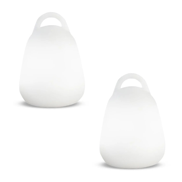 2 Lampe sans fil LIBERTY RGB H24CM