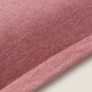 Funda cojín punto algodón sostenible Punto color rosa Punto de algodón