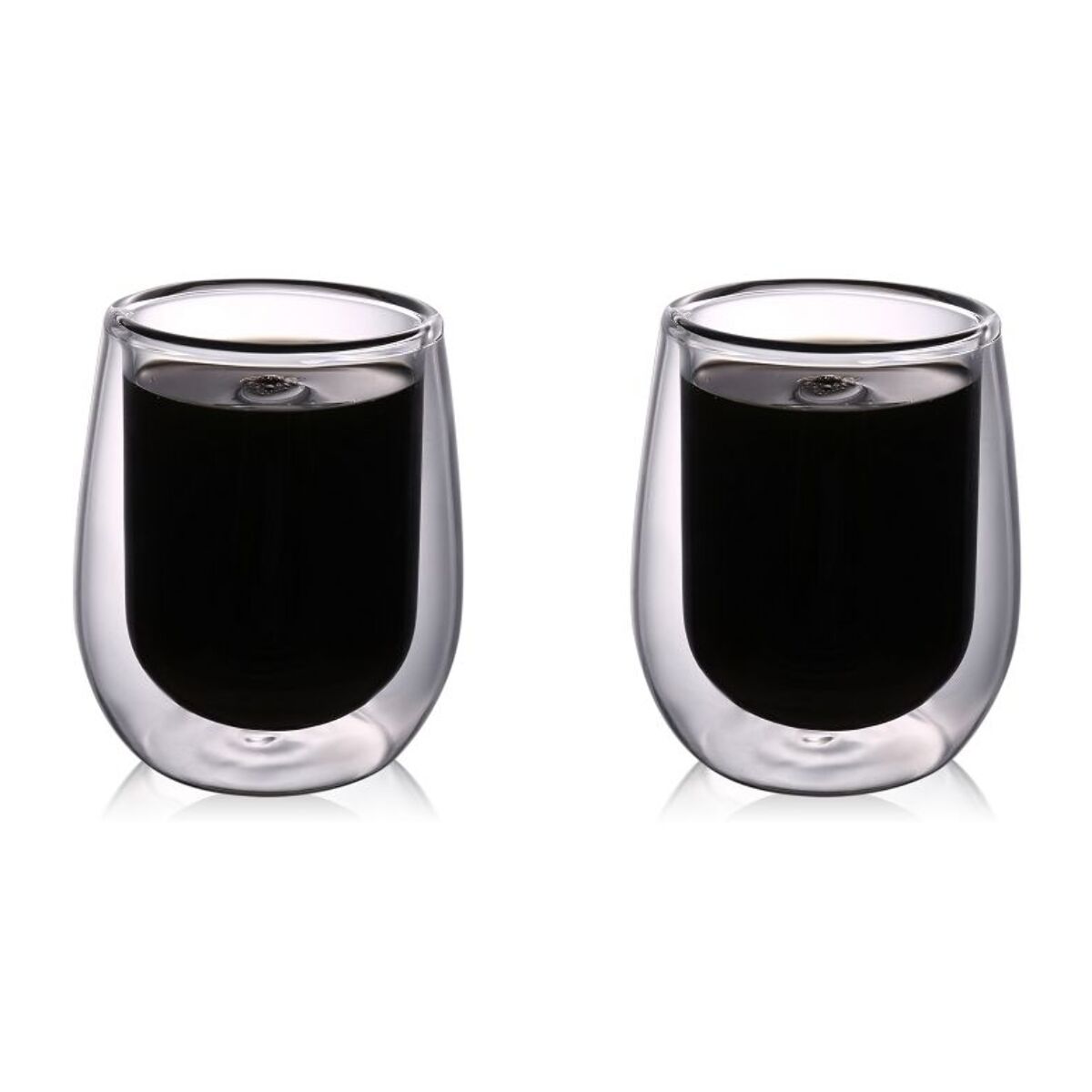 Verre FAUBOURG x2 double paroi 80ml