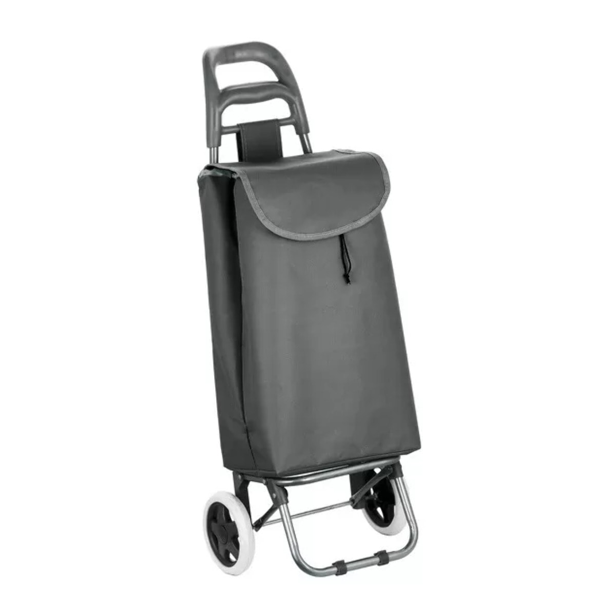 Poussettte de marché, chariot de courses pliable à  2 roulettes 33L Coloris assortis MSV