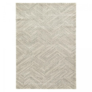 Tapis salon et chambre tissé motif faux uni NIMI