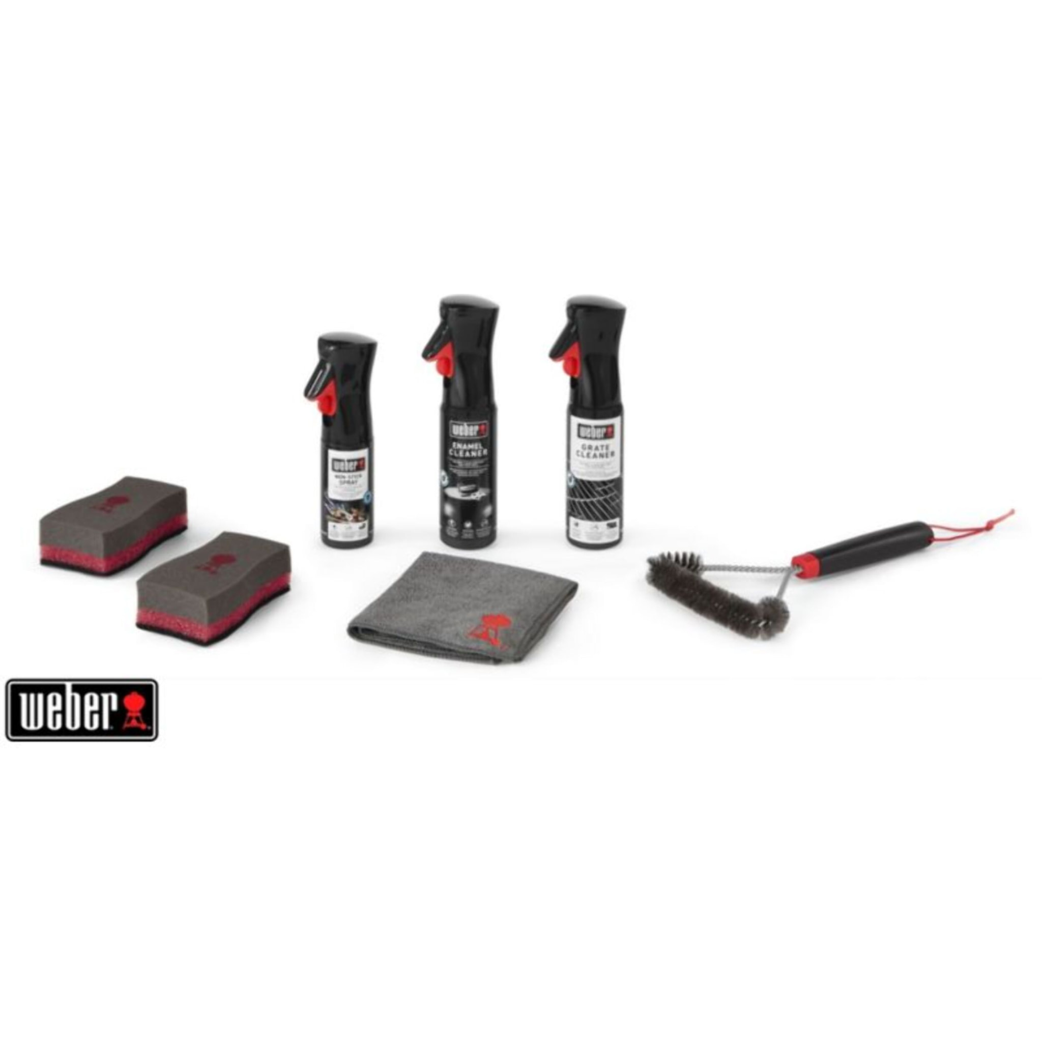 Nettoyant barbecue WEBER Kit de nettoyage bbq charbon emaill