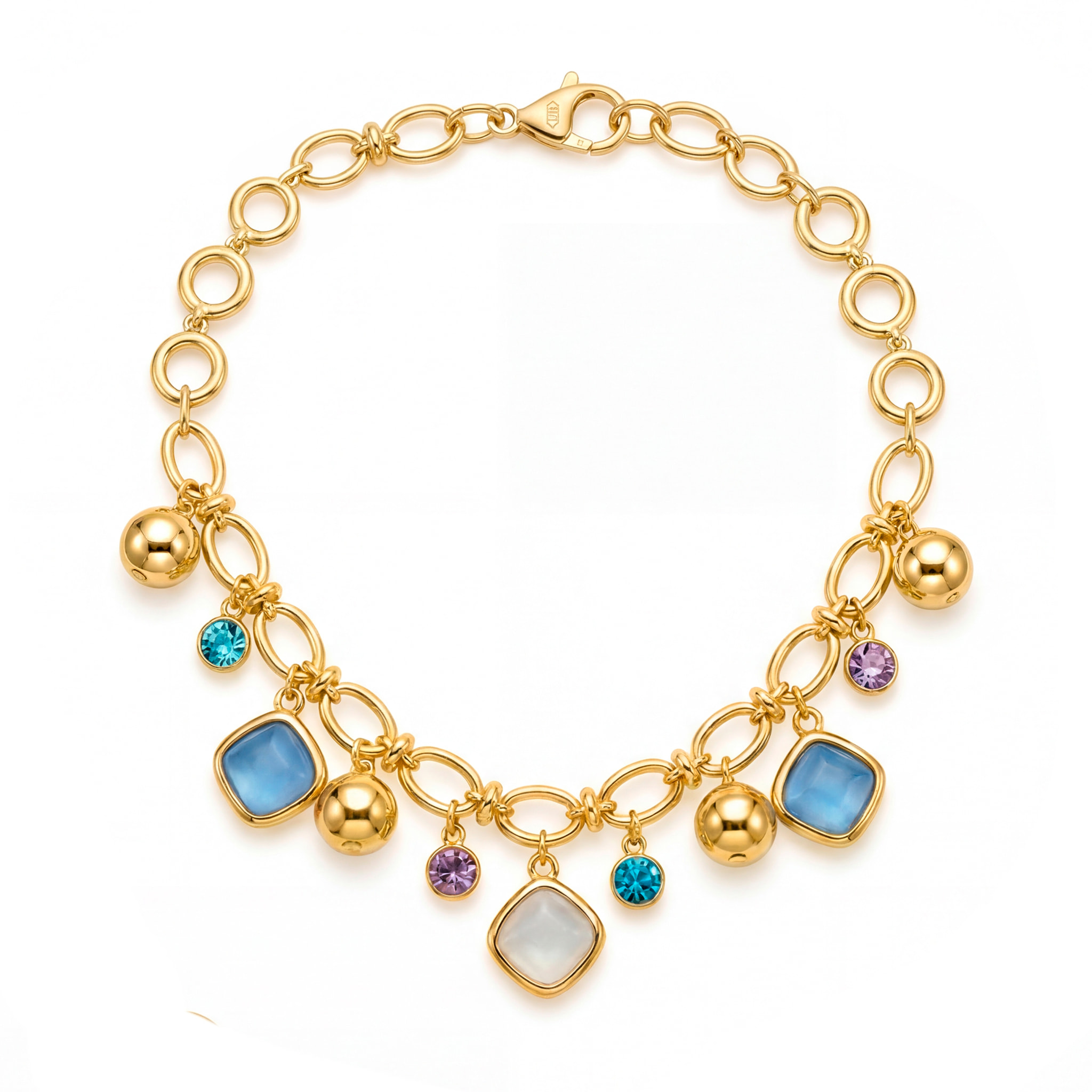Collar Mankao acabado oro amarillo 18k