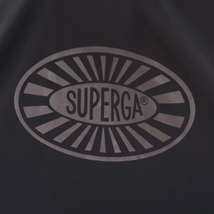 Giacche Superga Uomo Donna Nero Poncho Raggiera Logo