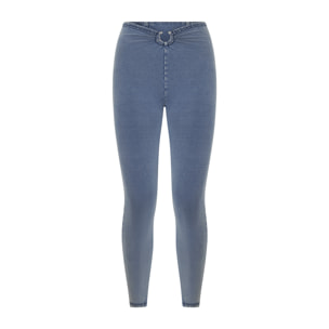 Jeggings WR.UP 7/8 superskinny vita alta con anello