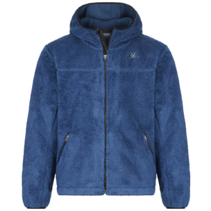 Kappa - Sudaderas Hombre Azul - LOGO LUI SHERPA