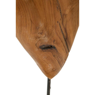 SCULTURA DOBU IN TEAK RICICLATO CM 25X12X45 (PEZZI UNICI - NON RIP. IN SERIE)