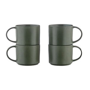 Mug SCANDI 50cl - 4 pièces - Olive