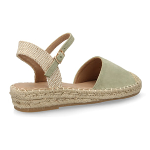 Alpargata mujer yute comoda cierre de hebilla