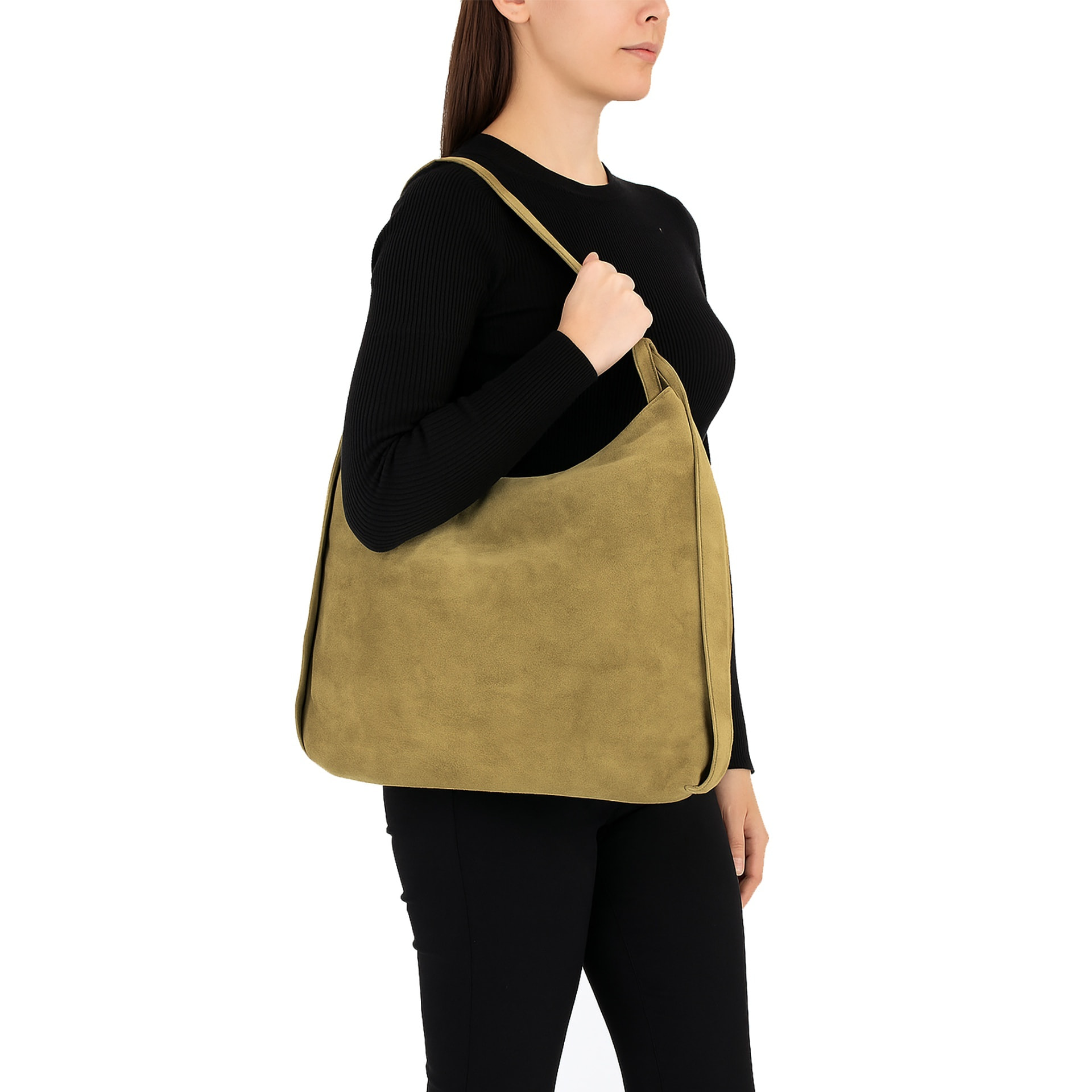 Borsa a mano da donna Made in Italy - Modello Silvana Chic - Pelle - 37.0 x 37.0 x 9.0 cm