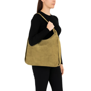 Borsa a mano da donna Made in Italy - Modello Silvana Chic - Pelle - 37.0 x 37.0 x 9.0 cm