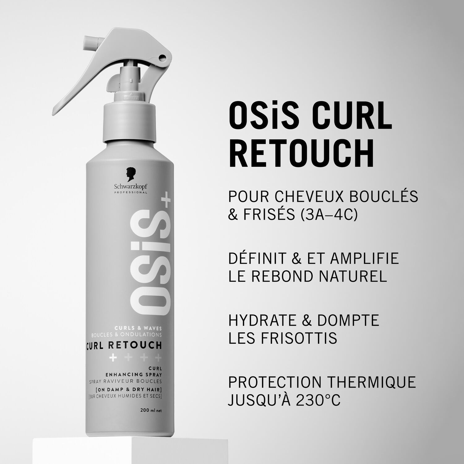 Osis+ - Curl Retouch Spray Raviveur Boucles 200ml