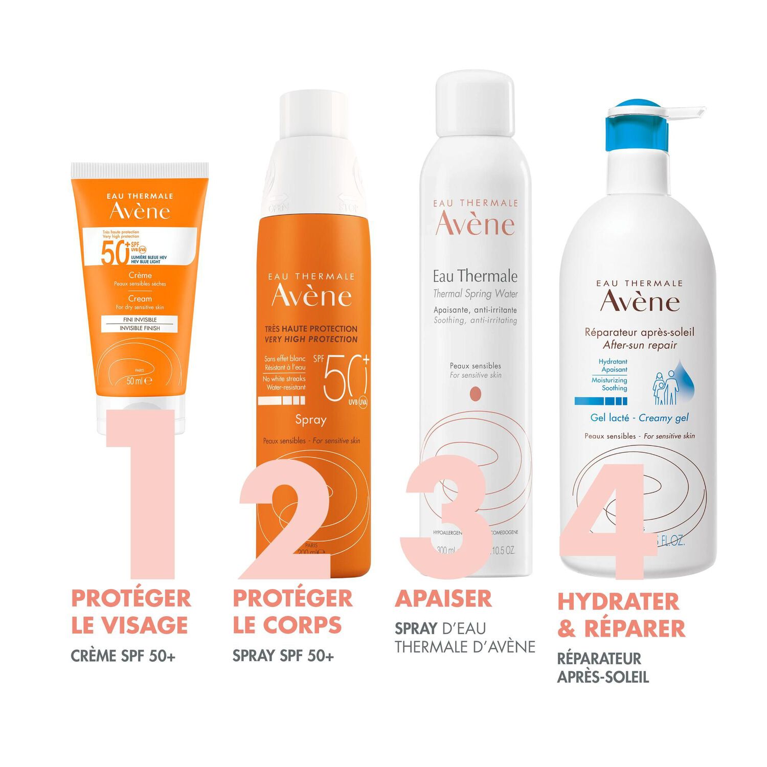 Crème SPF 50+ - Protection Solaire Fini Invisible 50 ml