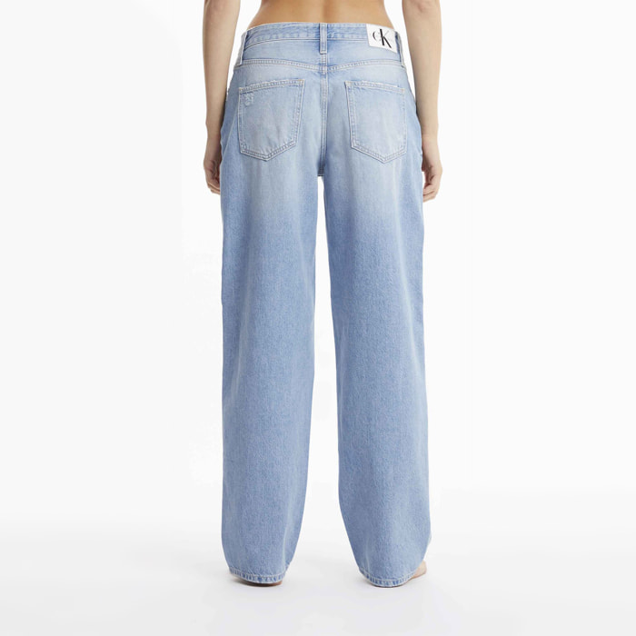 CALVIN KLEIN - Jeans - corte recto - azul