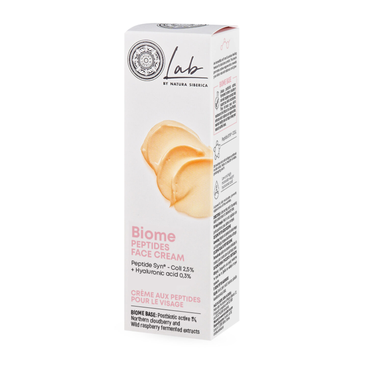 LAB BIOME - Crème visage aux peptides 50ml