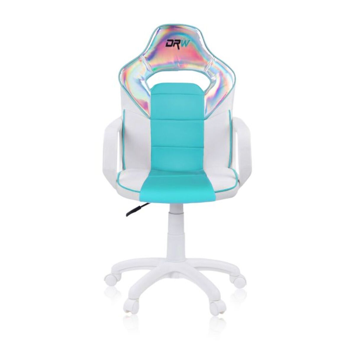 Silla gaming DRW Iris - Blanco - Turquesa DRW