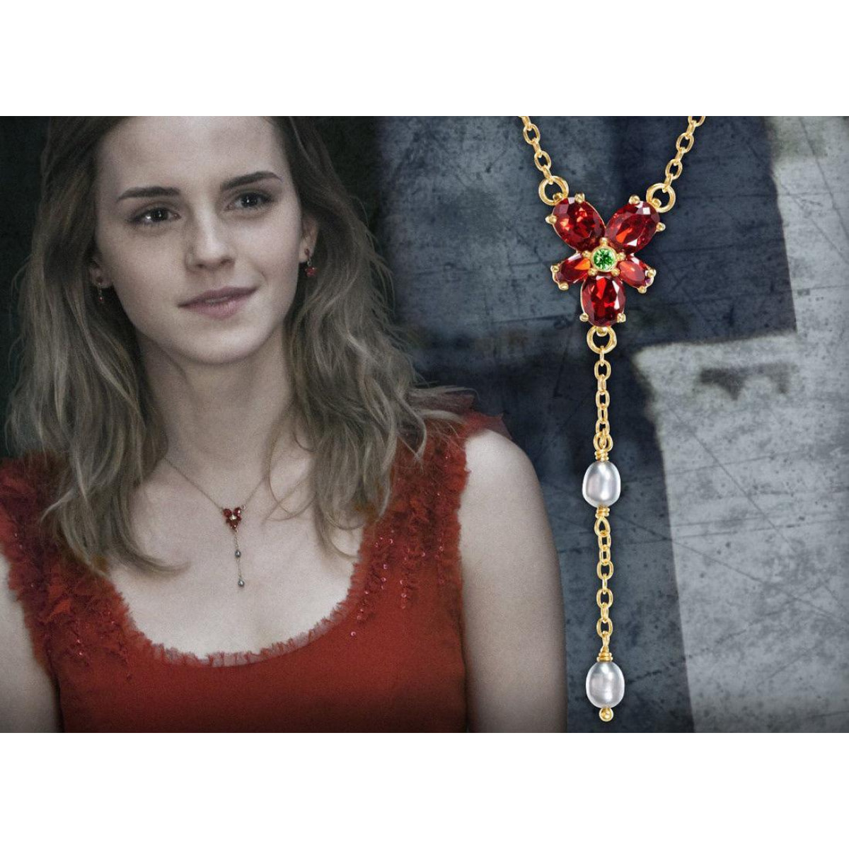 Harry Potter Collana Hermione Granger Con Cristalli Replica 1:1 Noble Collection