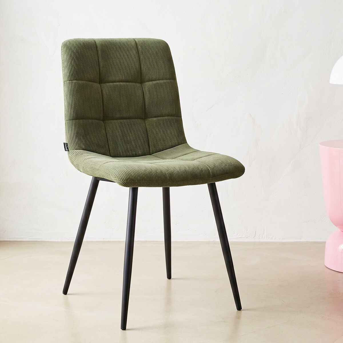 Lot de 2 chaises en velours côtelé - IGGY