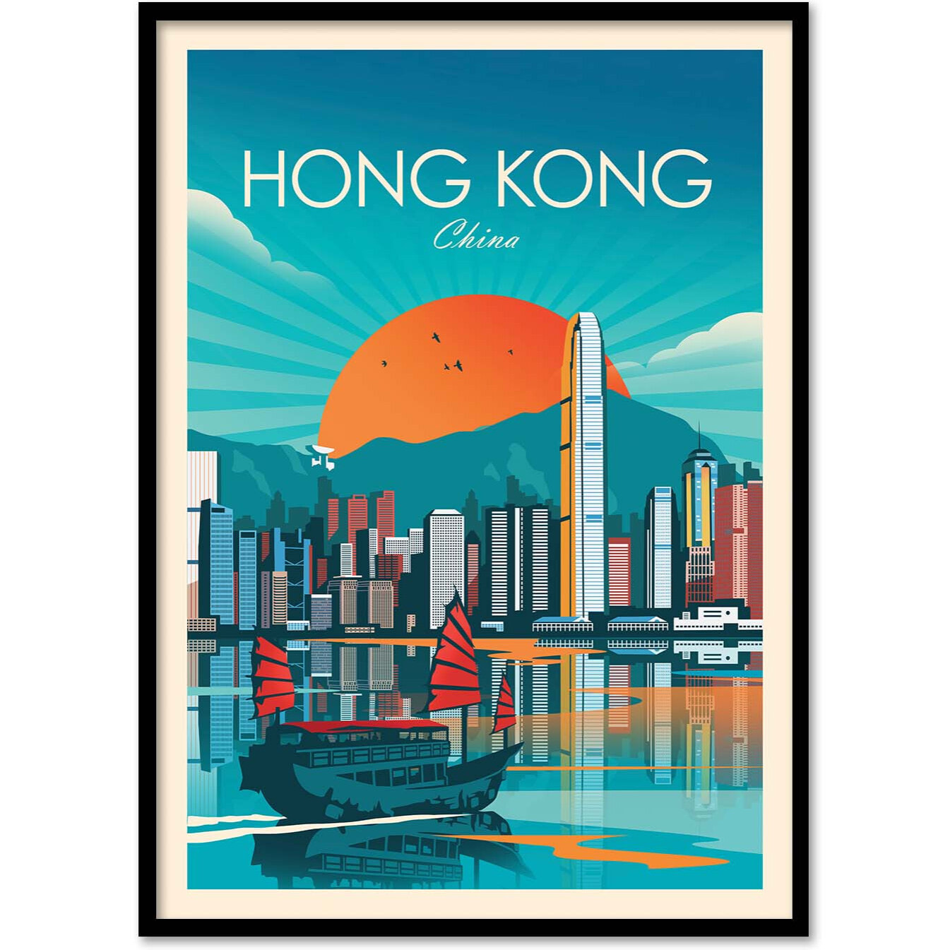 Affiche - Hong Kong - Studio Inception