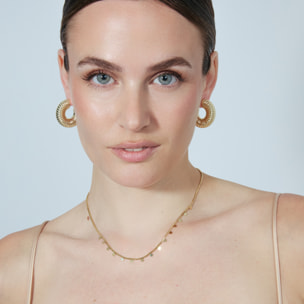Collar acabado en oro amarillo de 18k
