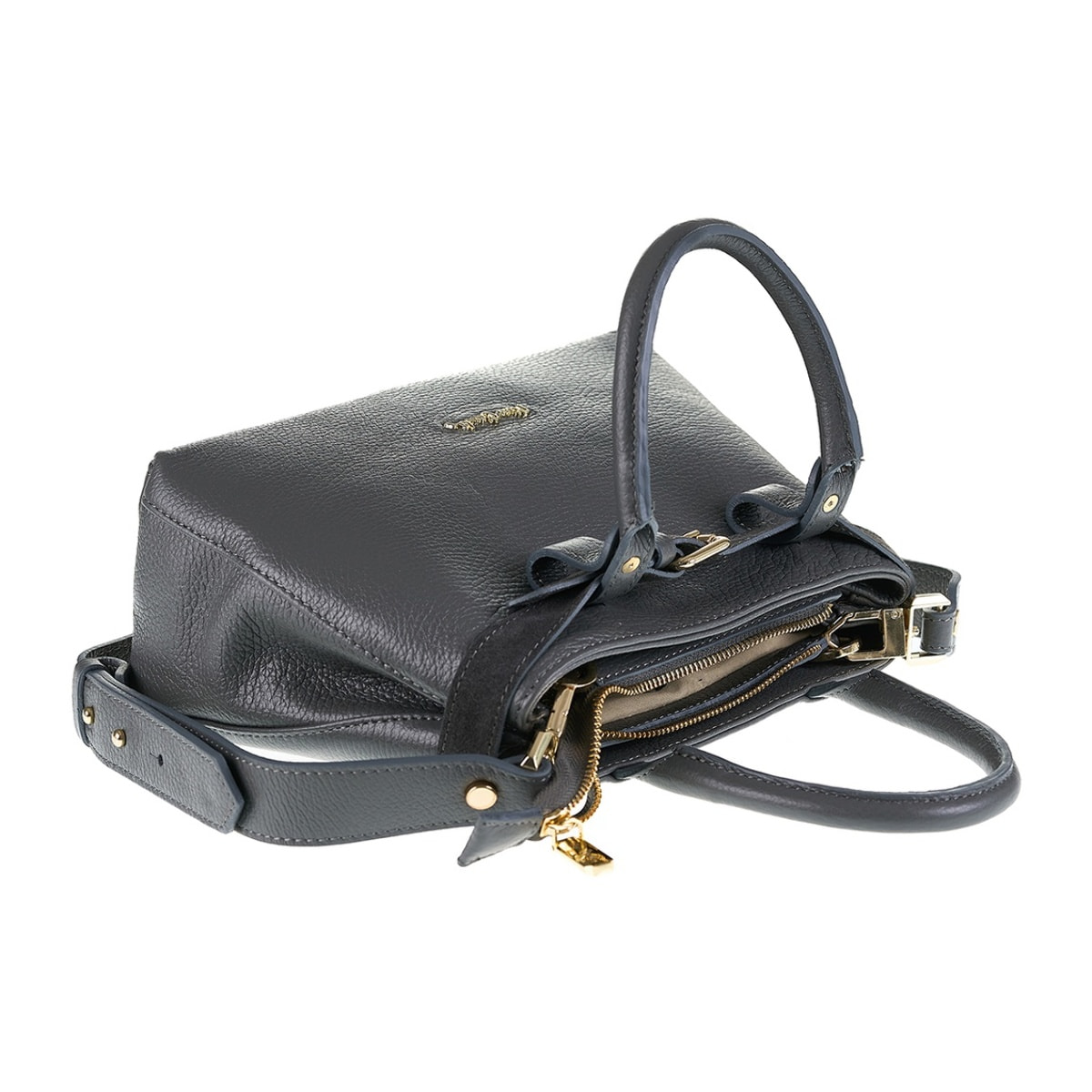 Borsa a mano da donna Made in Italy - Modello Lumina Elite - 100% pelle - 28.5 x 19.0 x 10.0 cm