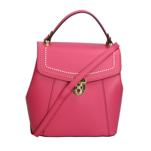 Borsa a mano da Donna Giuditta in Vera Pelle Made in Italy 22x20x12 cm