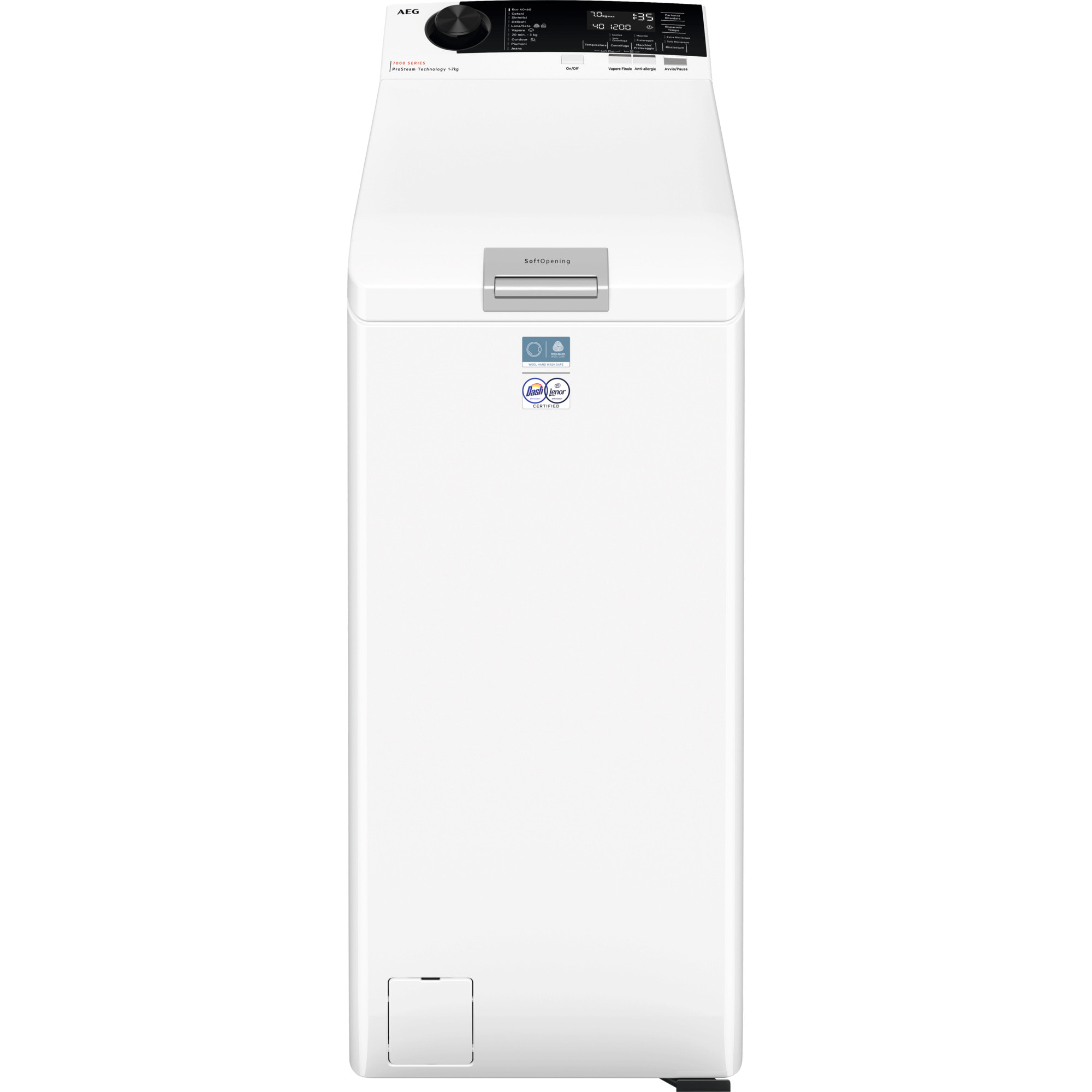 AEG Lavatrice a carica dall'alto serie 7000 ProSteam® 7 kg LTR7E37S