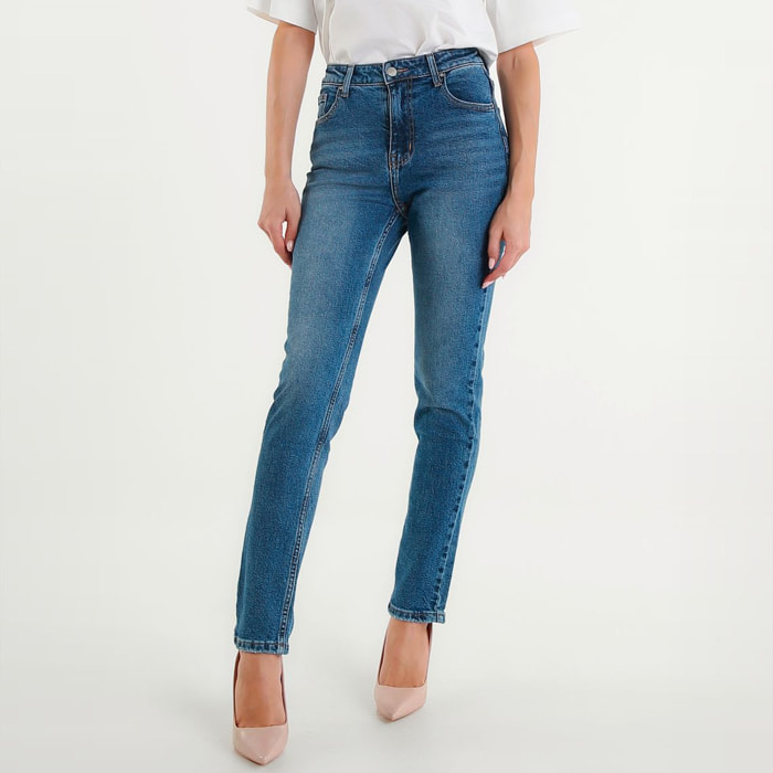 Jeans - skinny fit - cotone - blu denim