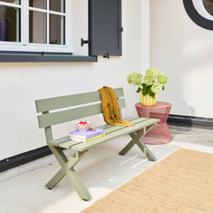 Banc de jardin aluminium 2 places TERRALU