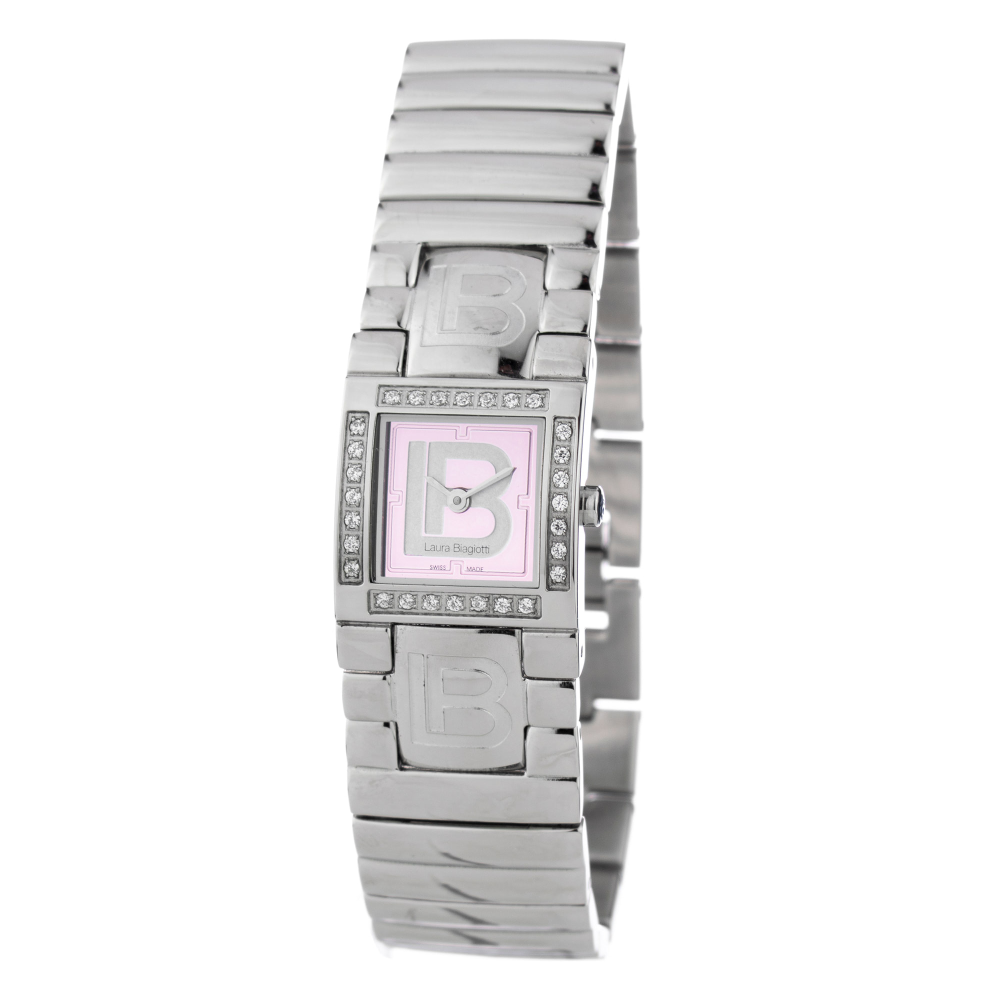 Reloj Laura Biagiotti LB0005-ROSA Mujer Analogico Cuarzo con Correa de Acero