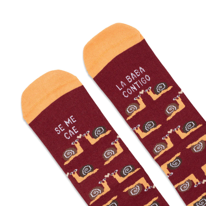 Calcetines "Se me cae la baba contigo" talla 42-46