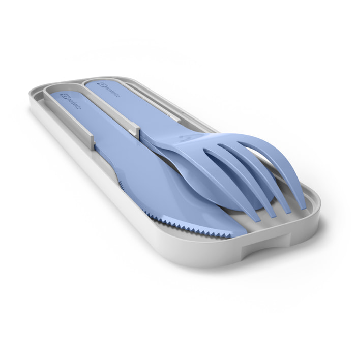 Set de 3 couverts Pocket Color Bleu Infinity