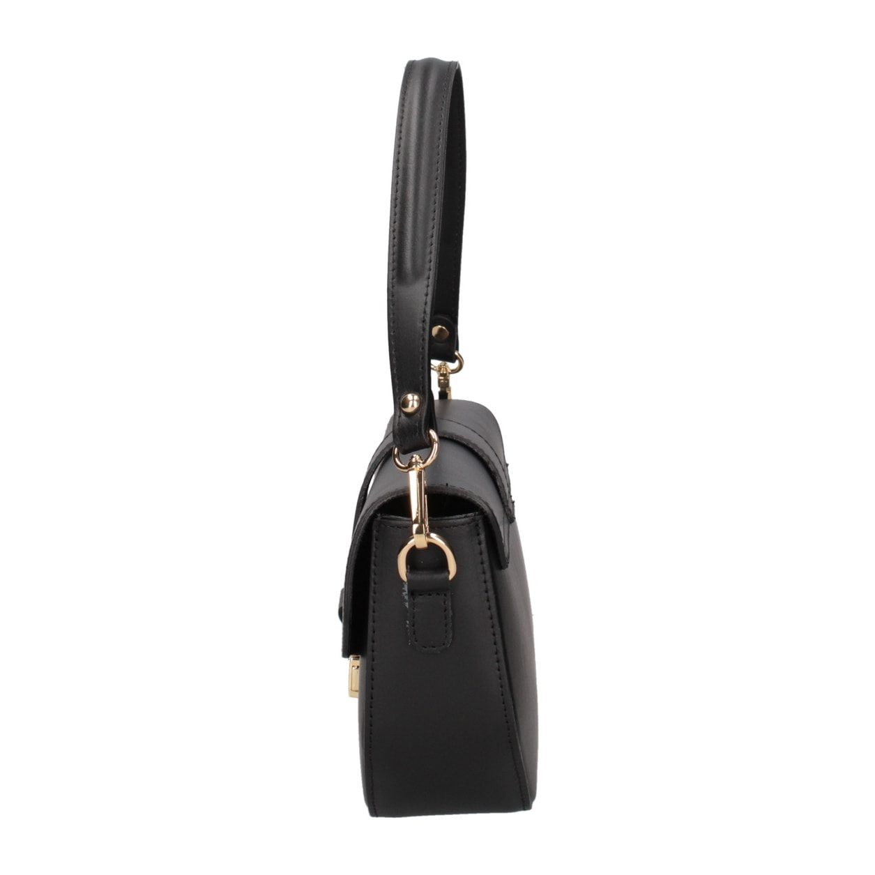 Borsa a spalla da donna - Modello False - Vera pelle - 27.0 x 15.0 x 7.0 cm