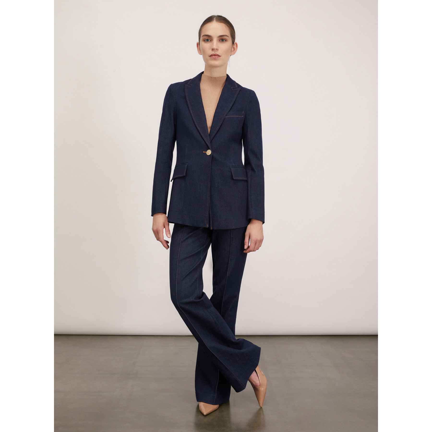 Motivi - Jeans flare a vita alta - Blu