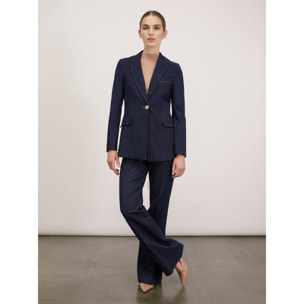 Motivi - Jeans flare a vita alta - Blu