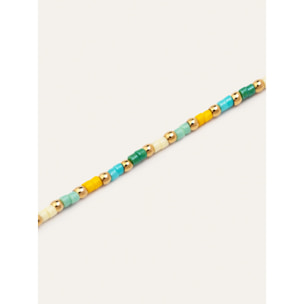 Pulsera Summer Colors Acero Baño Oro