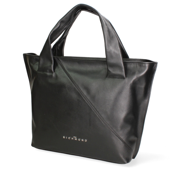 Borsa a mano da donna Made in Italy - Modello Oriana Nova - Vera Pelle - 34.0 x 30.0 x 15.0 cm