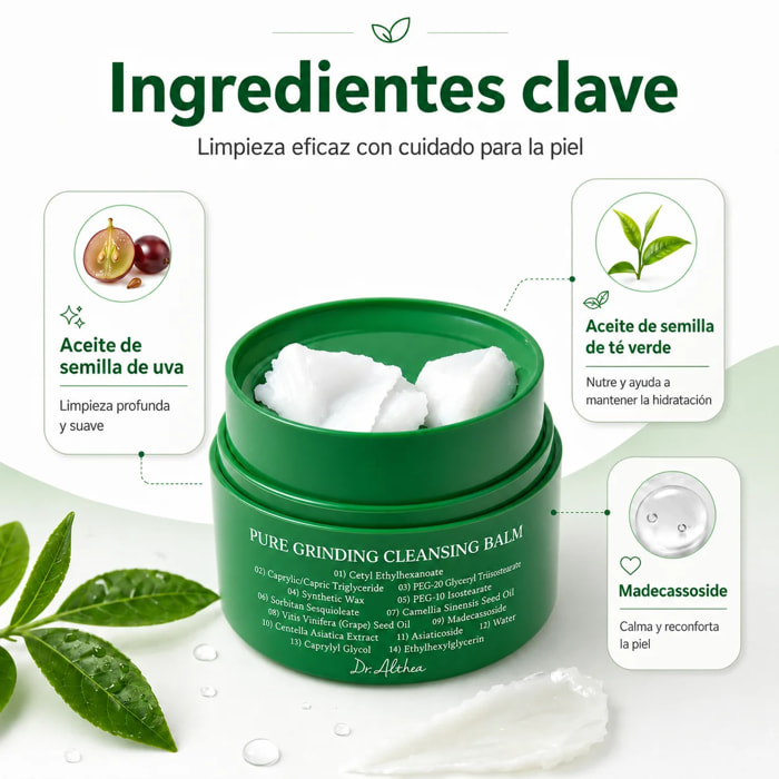 Bálsamo limpiador Pure Grinding Cleansing Balm Dr. Althea 50 ml