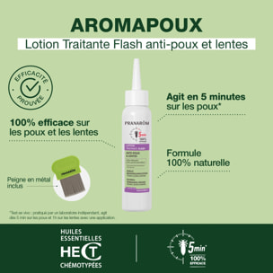 Pranarom - Lotion traitante FLASH anti-poux et lentes - 100 ml