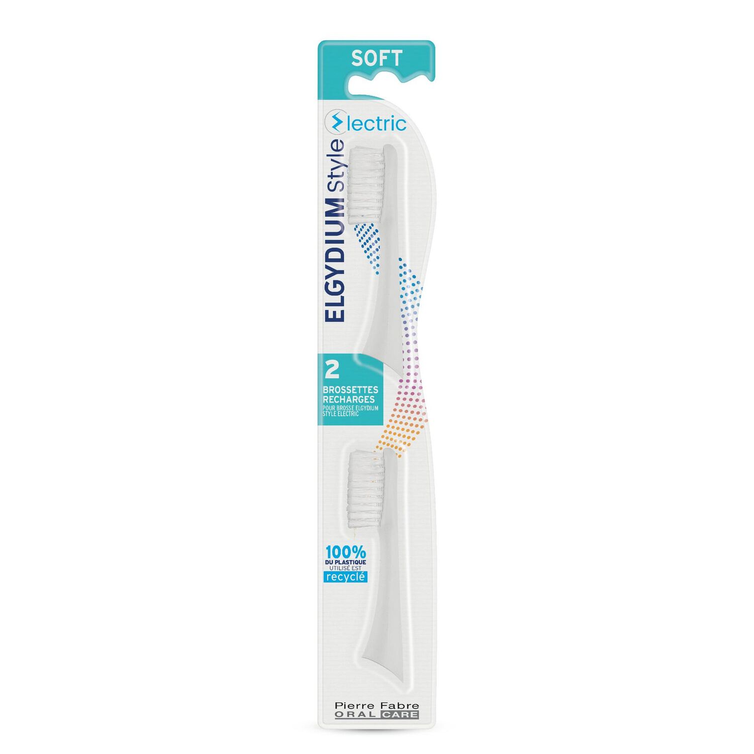 Elgydium - Recharge Brosse à Dents Électrique Souple