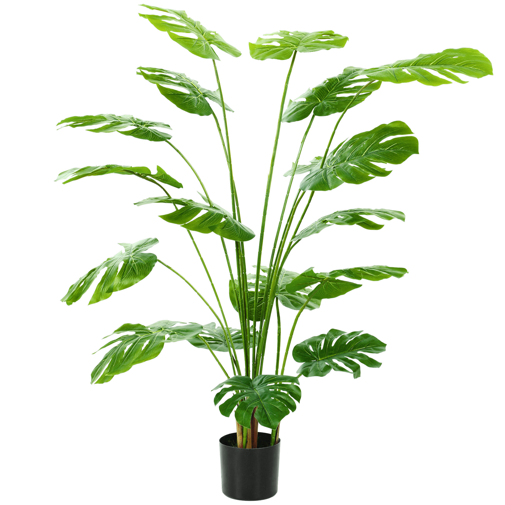 Plante artificielle Monstera H.1,5 m feuilles de tortue grand réalisme