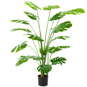 Plante artificielle Monstera H.1,5 m feuilles de tortue grand réalisme