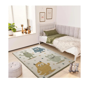 BEATS Alfombra infantil monstruos coloridos multicolor, 120x170 cm