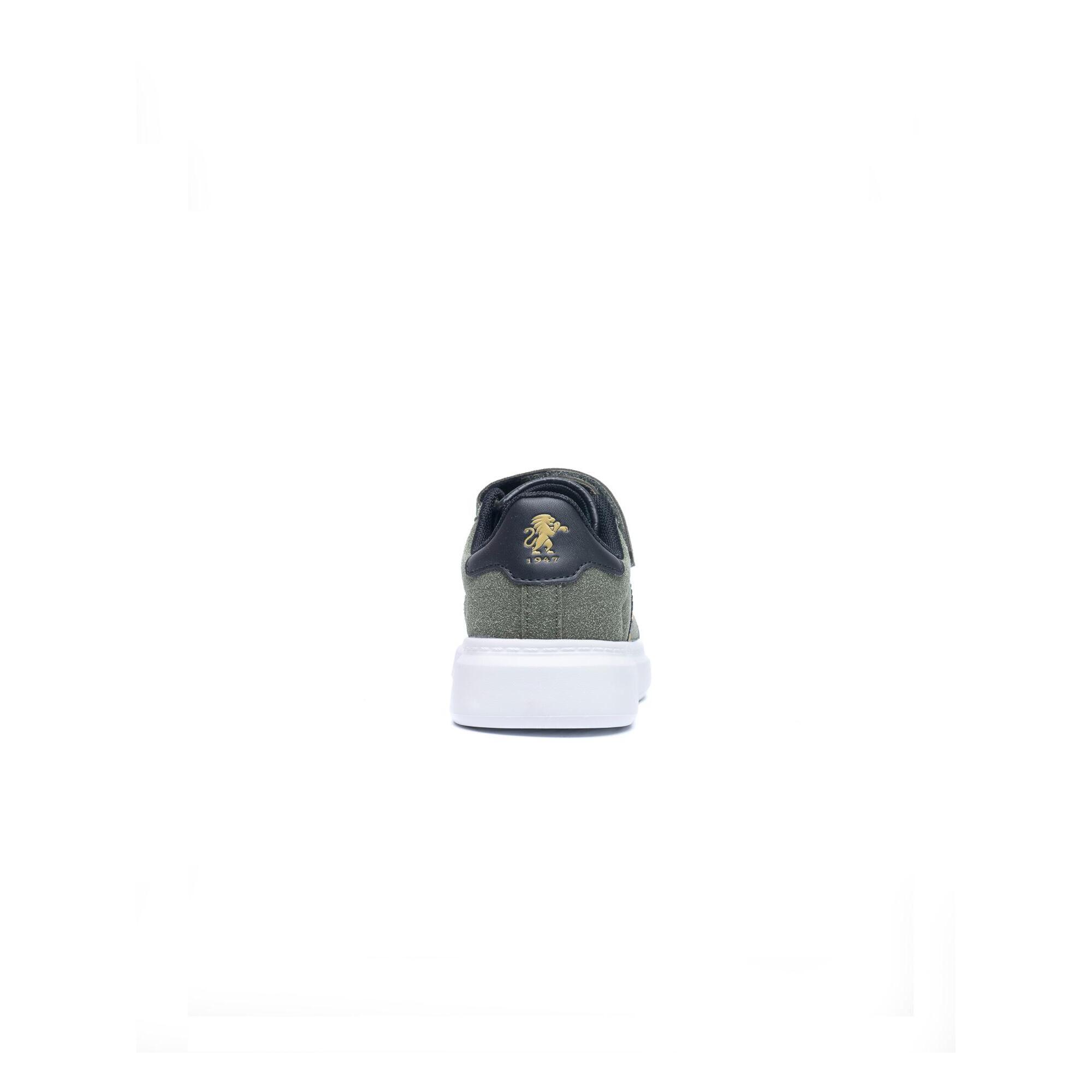 Sneakers da bambino con strap e lacci Leone 1947 Stripe