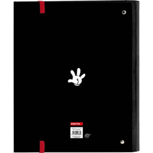 Carpeta 4 anillas 35mm c/recambio mickey mouse "mickey mood"