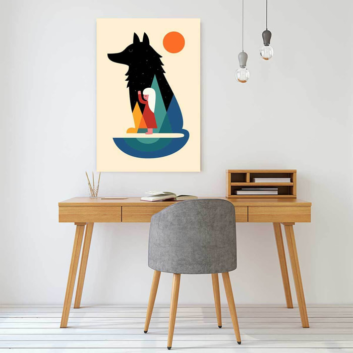 Tableau amis pour la vie Toile imprimée