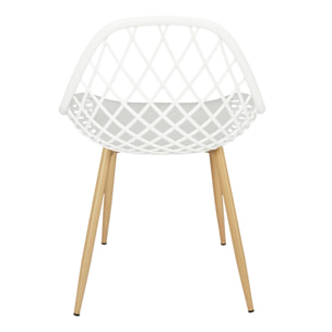 Chaise Exterieur Malaga Blanc