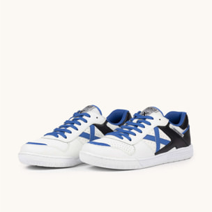 MUNICH CONTINENTAL 973 Zapatillas de Fútbol Sala Profesionales Blancas y Azules
