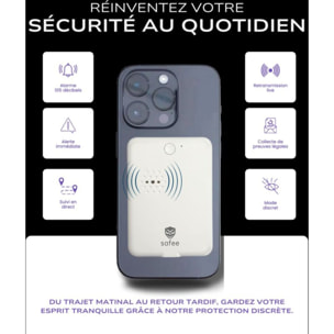Tracker GPS SAFEE Case - dispositif de sécurité personnel